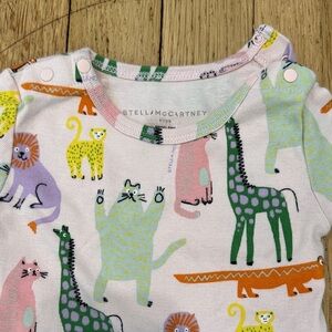 Stella McCartney Kids Animal Print footie pajama 6month and up